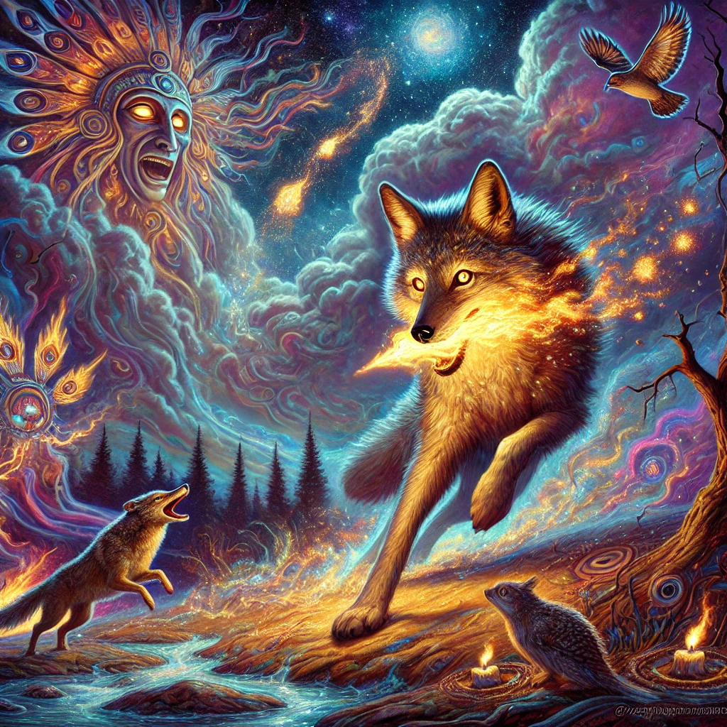 The Trickster Coyote: A Native American Floklore of Wisdom and Mischief