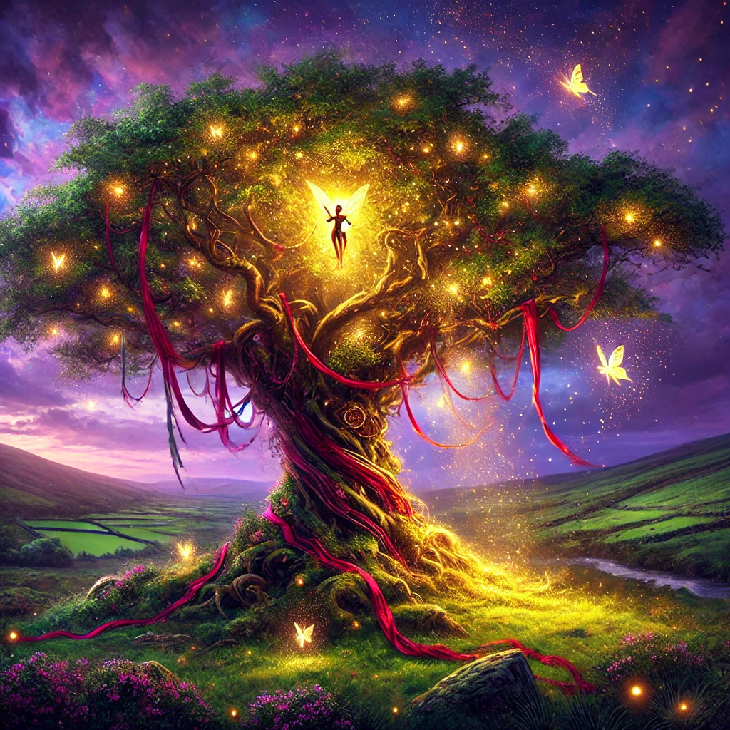 Wishing Tree of Tara in Ireland